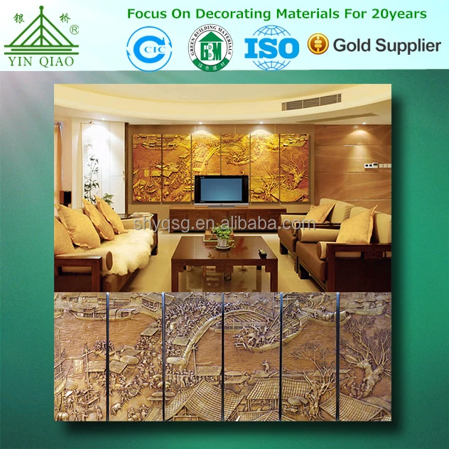 Home Interior decorative GRG 3D wall panels