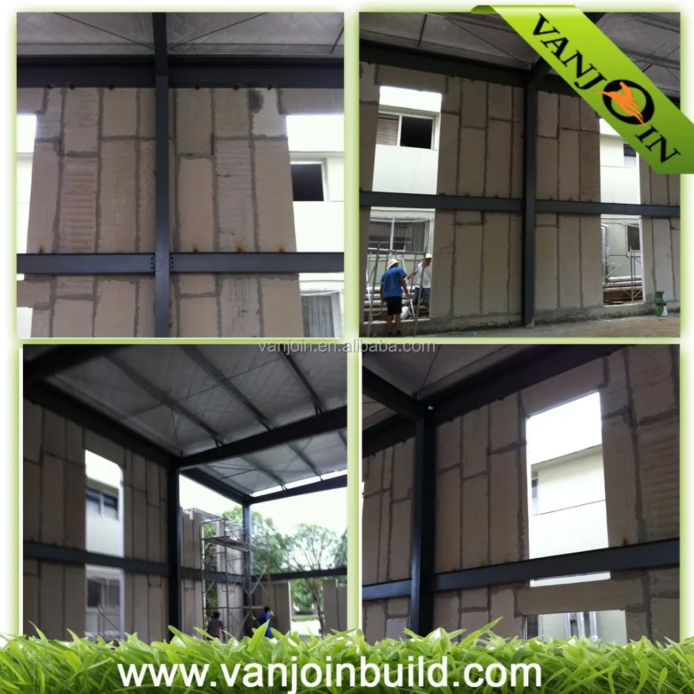Indonesia Fireproof Lightweight EPS Cement Sandwich Wall Panels Nonmetal