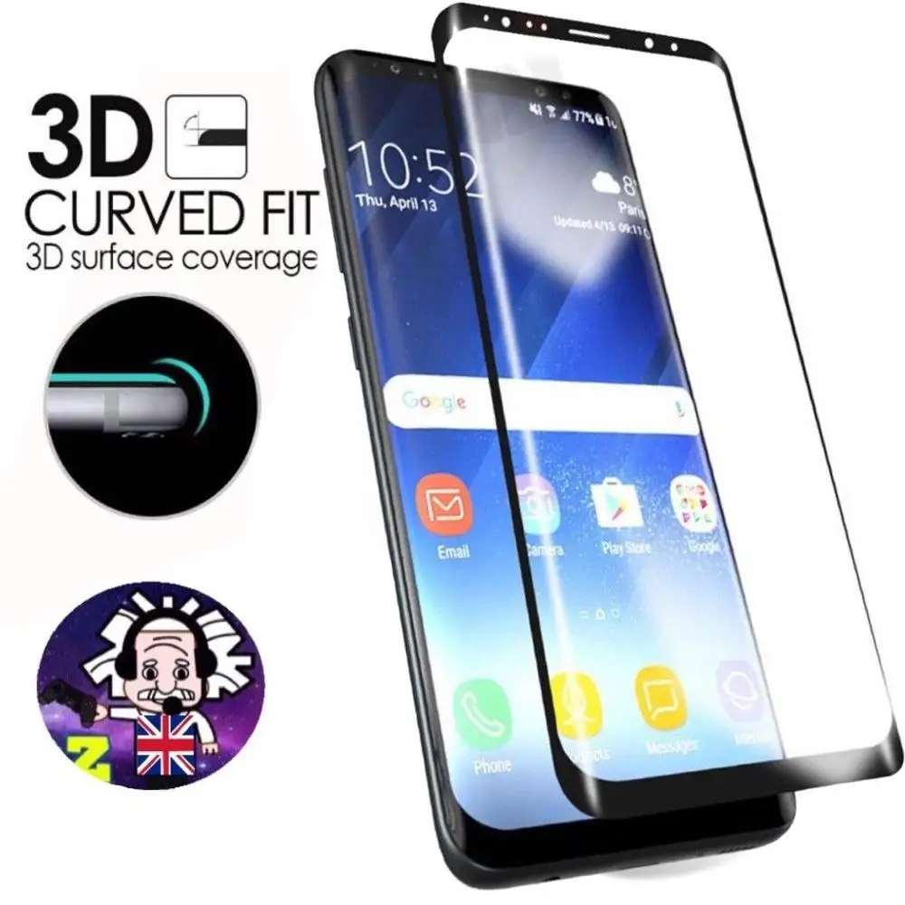 9D Full Genuine Curved Tempered Glass Screen Cover Protector For Samsung Note 9 Note 10