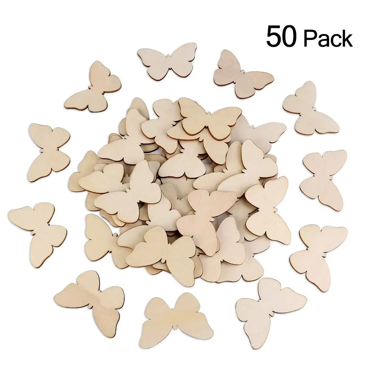 
Unfinished Butterfly Shaped Wood Cutout For Wooden Craft DIY Projects 