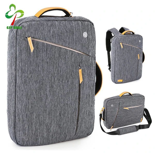 
Stylish backpack laptop bags fit for 17 17.3 inch netbook, waterproof canvas briefcase laptop shoulder bag unisex 