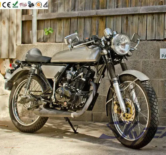 
SKYTEAM E3 125cc 4 stroke ACE vintage cafe racer classic motorcycle (EEC EURO3 APPROVAL) 