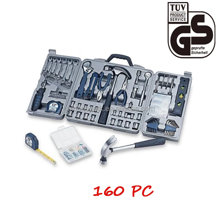 Professional 160 PCS Repair Mechanics Tool Kit Set With Blow Case