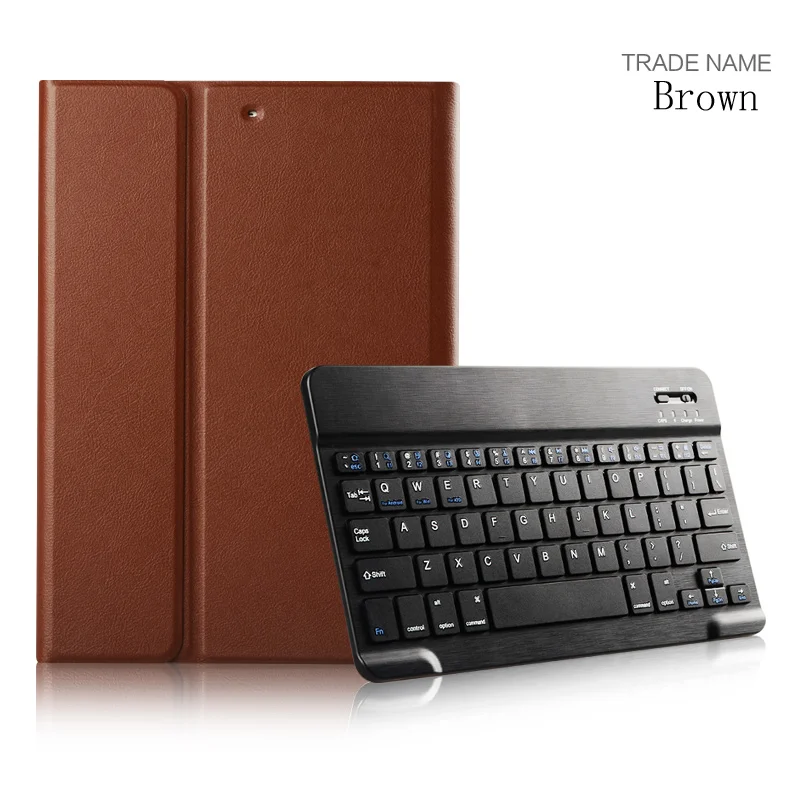 Hot selling Leather Keyboard Protective Case With Stand For ipad air 2 High Quality