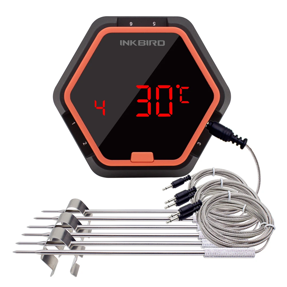 Inkbird Smart Digital Wireless Meat Thermometer IBT-6X With Six Probe
