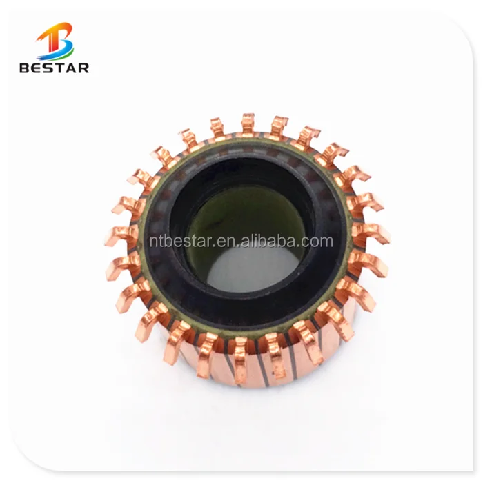 wholesale 24 line armature commutator, ID12*OD30.5*H20.5 -24segment free samples