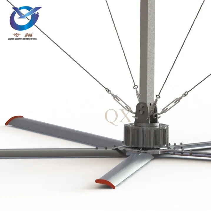 QX 24ft Hvls Ventilation And Energy Saving Industrial Ceiling Big Fan For Big Place