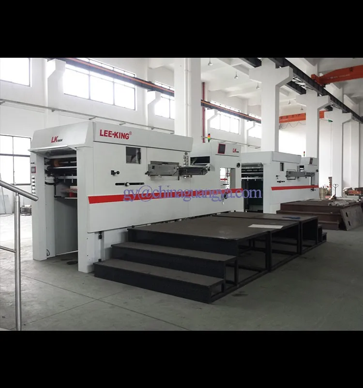 
Automatic Flatbed Paper Die Cutter Creasing Die Cutting Machine 