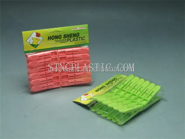 12pcs set Laundry Clothes Pins Large Spring New Colorful Clothespins Hook Laundry Clips Multipurpose Hangers Pegs