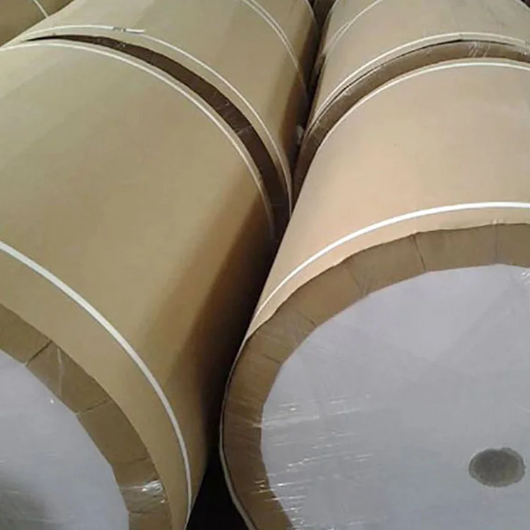 
100% virgin wood pulp rolling c2s coated art paper for wholesale 