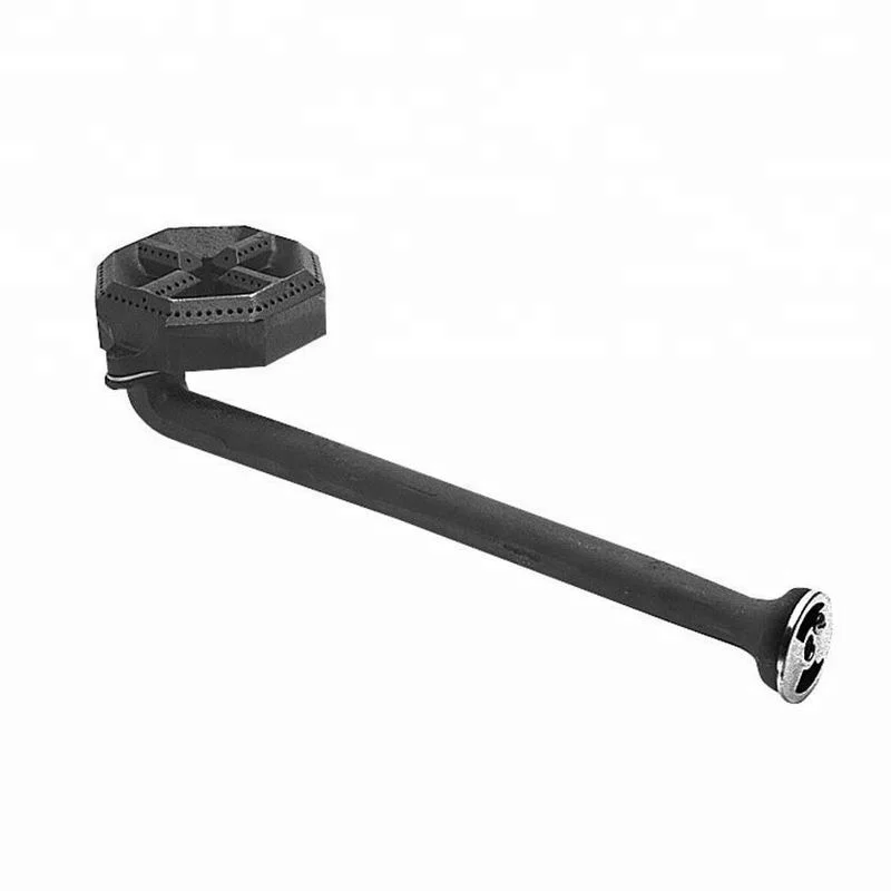 Газовая горелка Вентури длинная из чугуна в сборе для коммерческого приготовления пищи