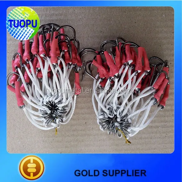 Оптовая продажа нержавеющей стали рыба двойной крючки, jig assist крючки