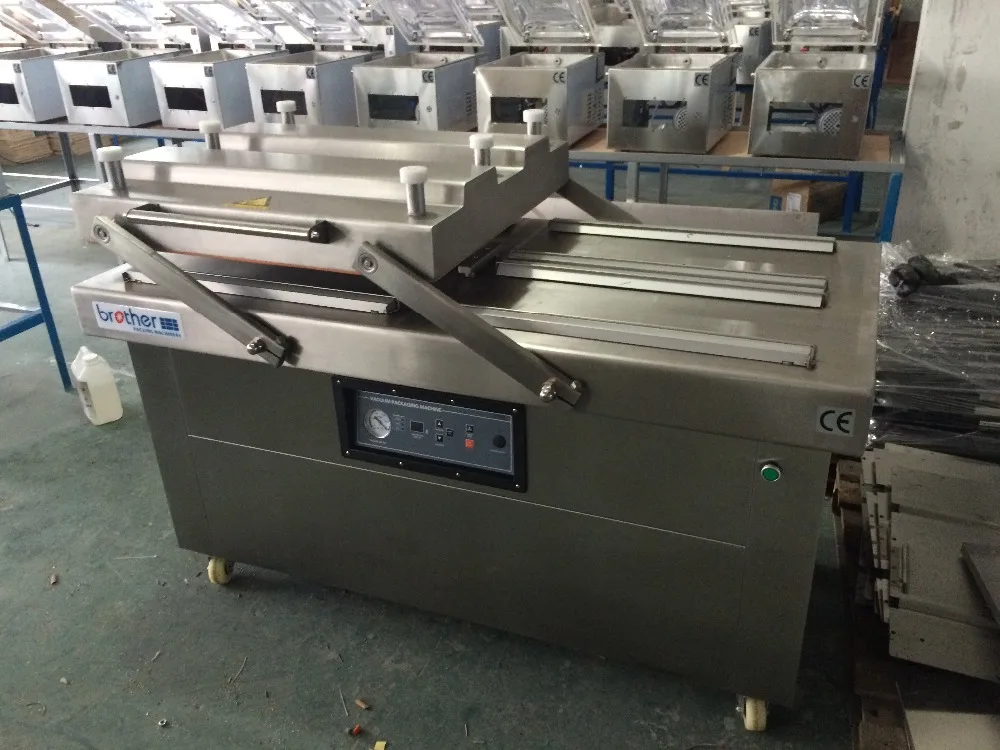 Brother packaging DZ600-4SB Двойная камера лучшая Коммерческая вакуумная упаковочная машина для пищевых