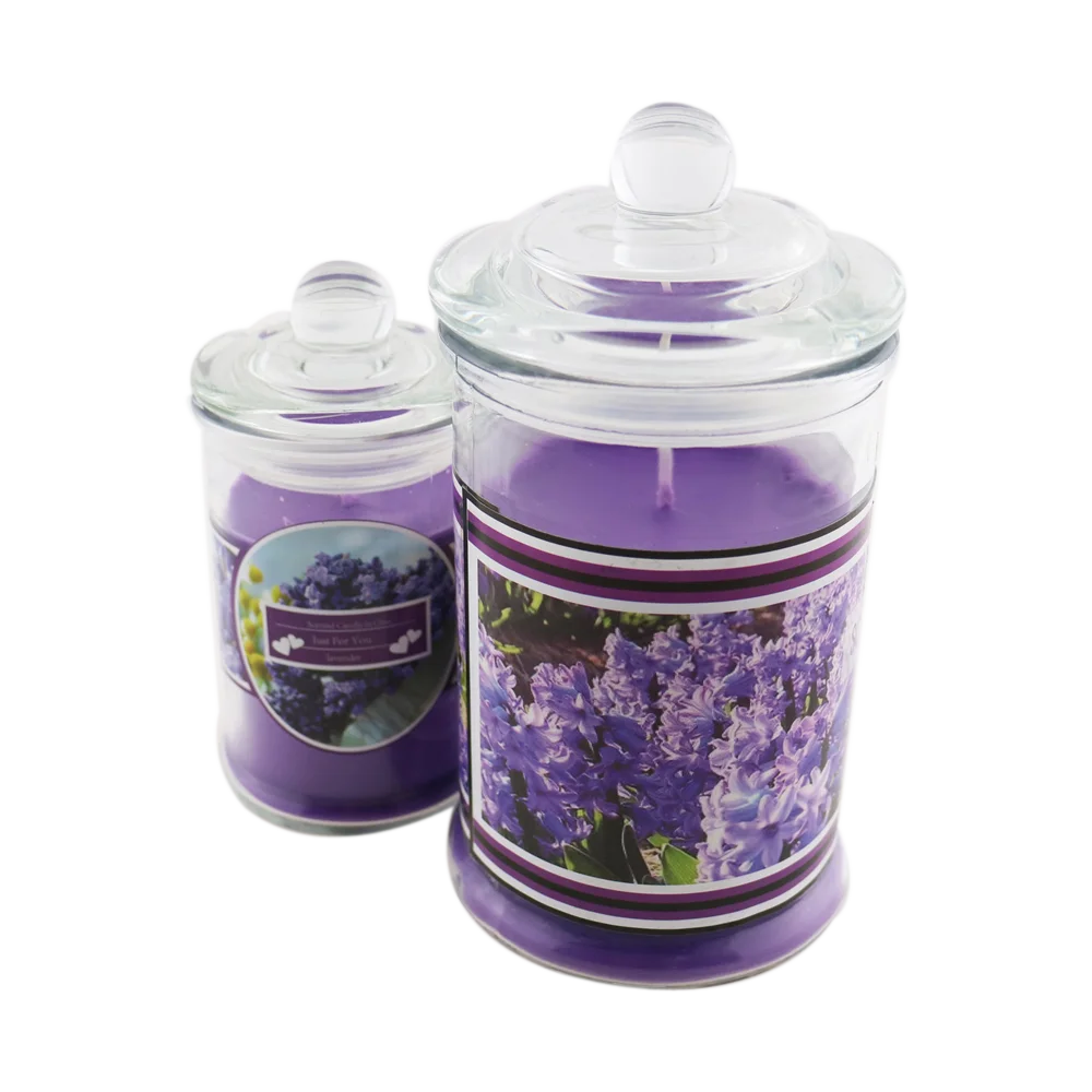Wholesale personalized decoration scented soy candle glass jar yanke candle
