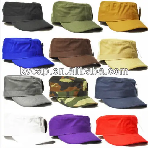 новый этос штрафа хлопка высокое качество оборудованы военный курсант шляпу