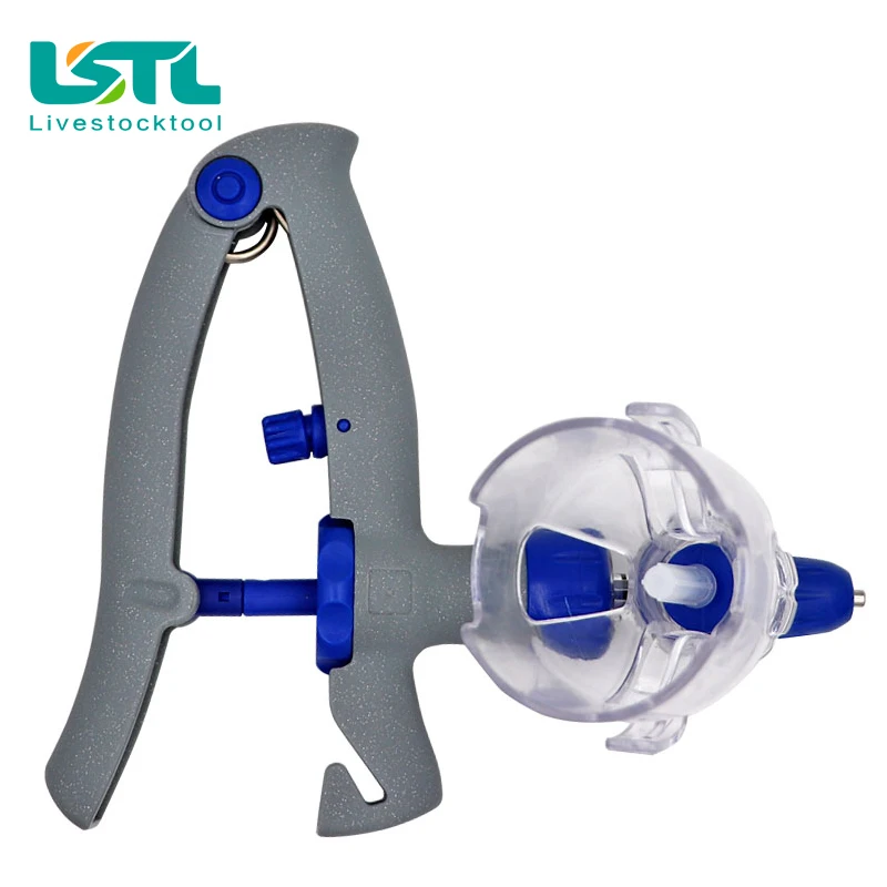 Wholesale 1ml/2ml/5ml Hand-held Plastic Veterinary Continuous Adjustable Vaccine Syringe