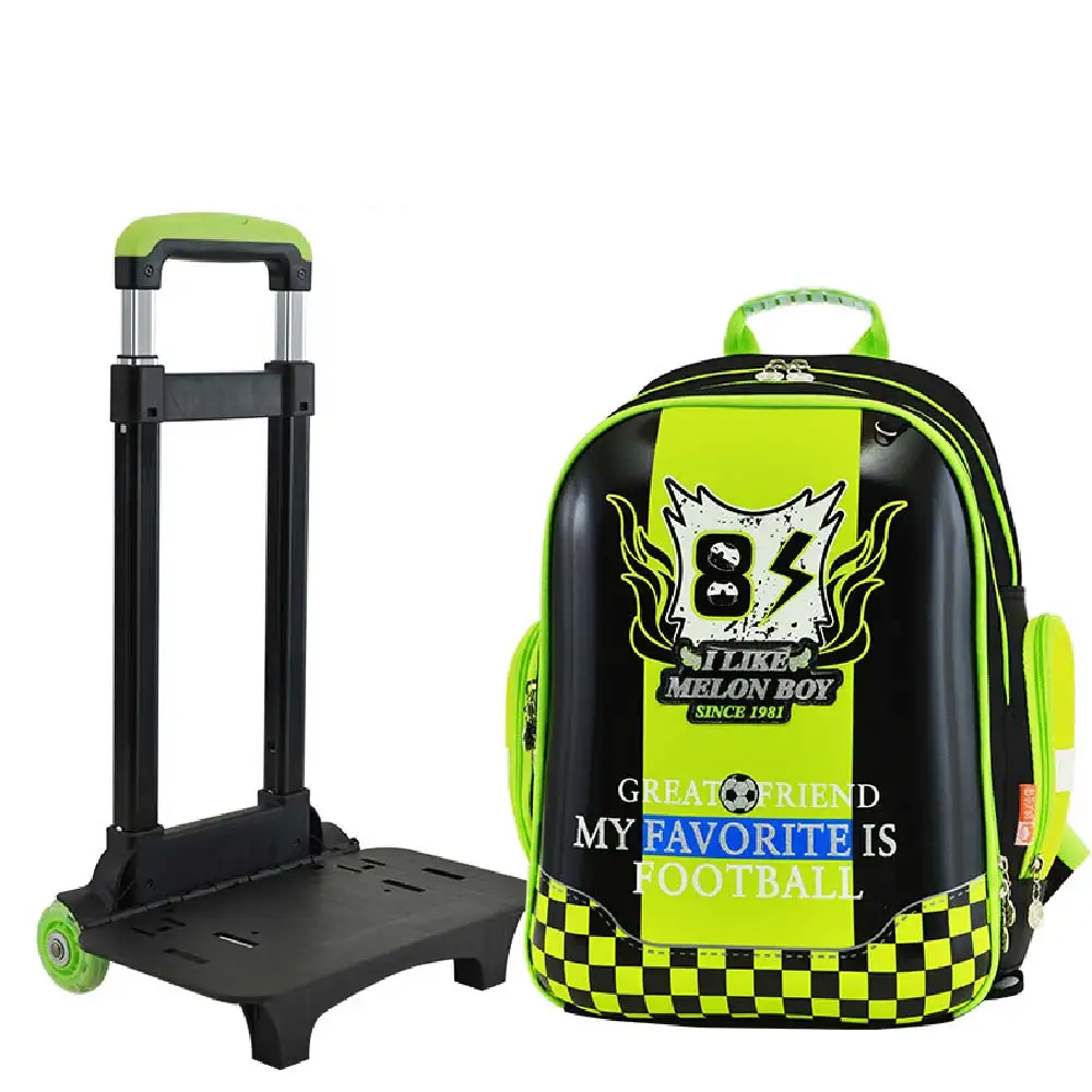 Wholesale Trolley Bag Rolling School Backpack Travel Luggage Bag For Men