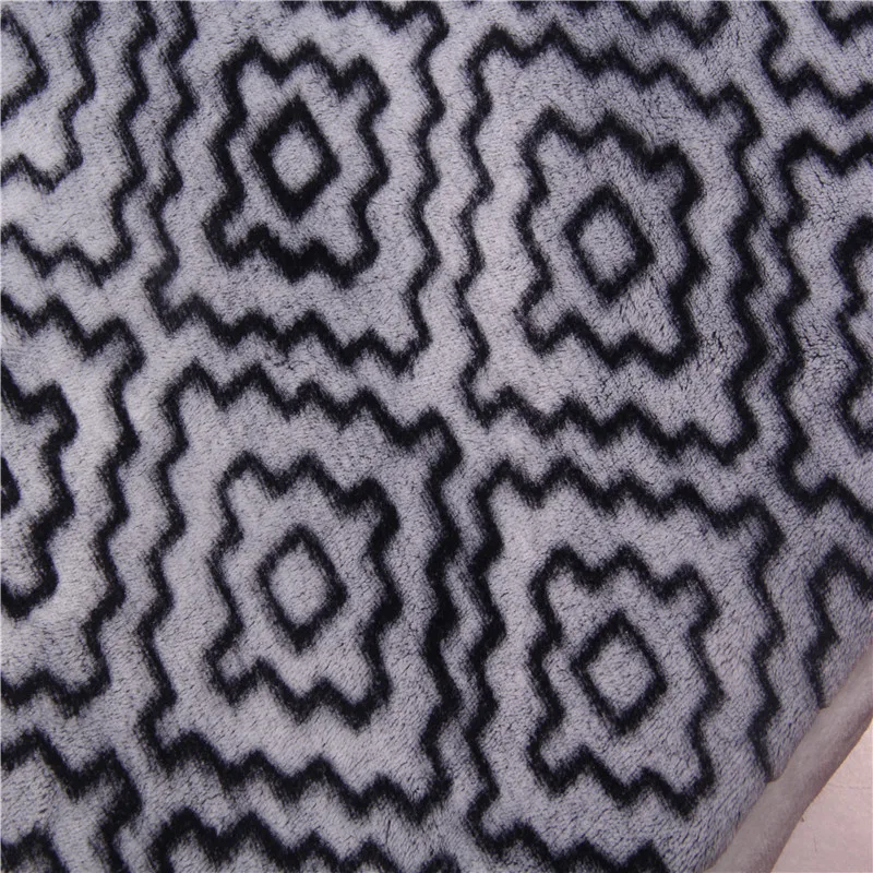 Темный цвет Двусторонняя бархатная приятный на ощупь, Фланелевая пижама с принтом