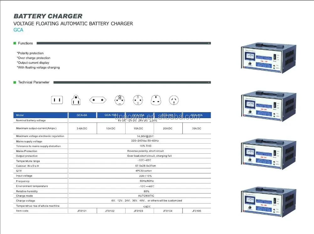 12v battery charger lead acid