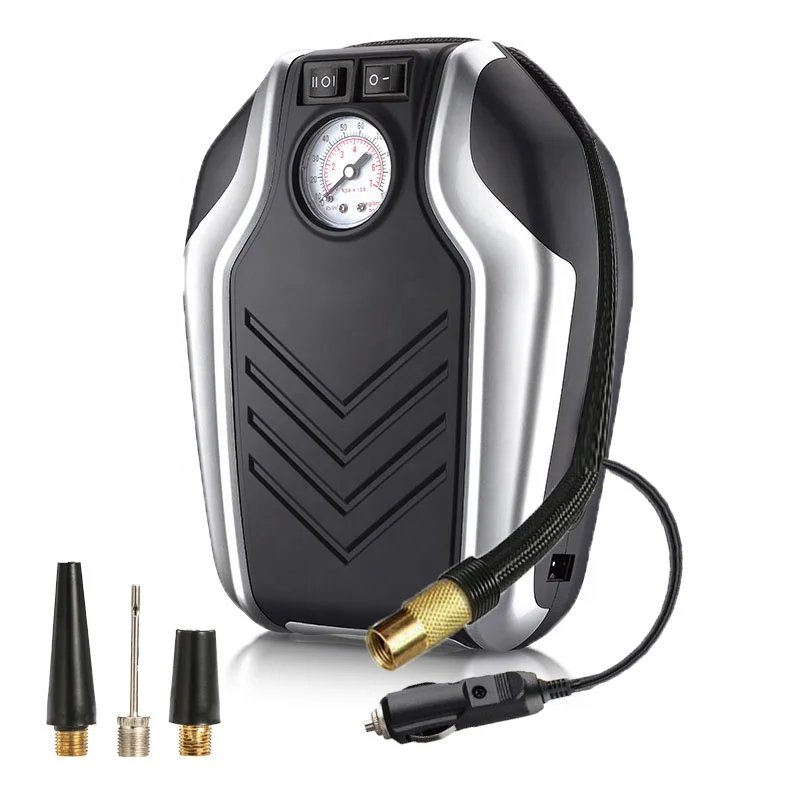 DC 12volt portable pointer gauge one cylinder tyre inflator air compressor