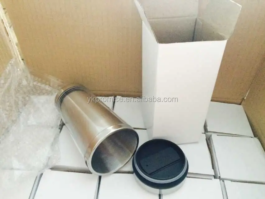 Travel Coffee Mug with photo insert travel mug Insulated Tumbler Cup 16oz 2 type leakproof lid