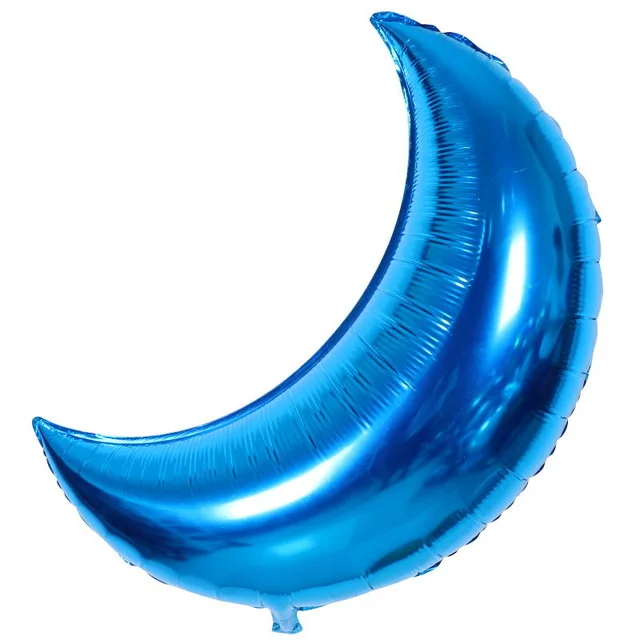 Moon Shaped Mylar Balloons 36 inch for Birthday Party Anniversary Celebrate Parties Wedding Baby Shower Decorations