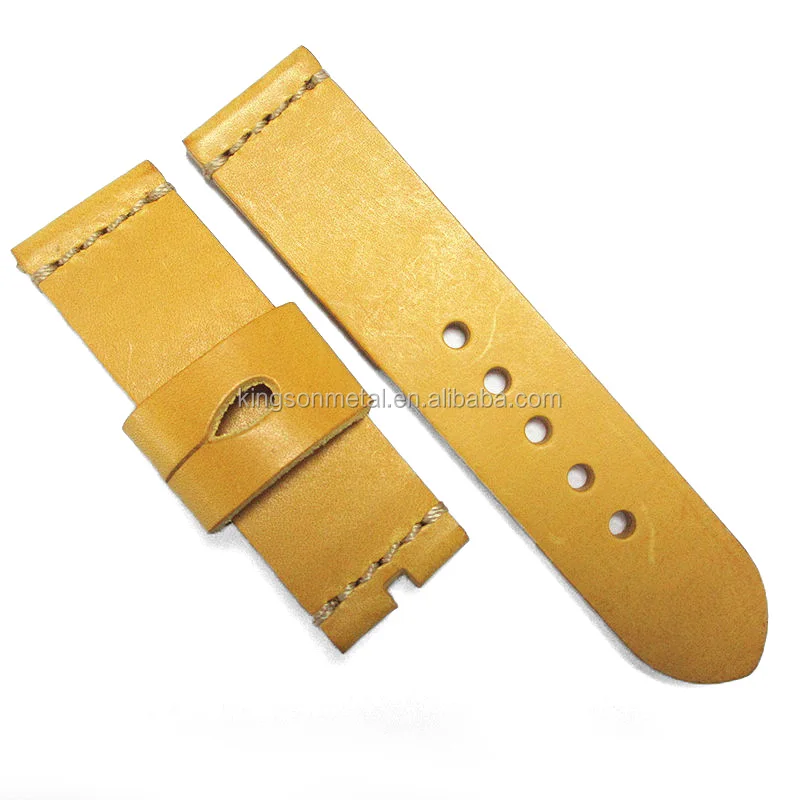 
100% italy imported high quality calf leather watch straps free sample 