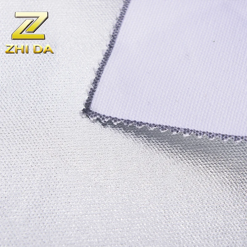 Fabric supplier china/metallic membrane metal film coated Martin Canvas fabric for designer handbags