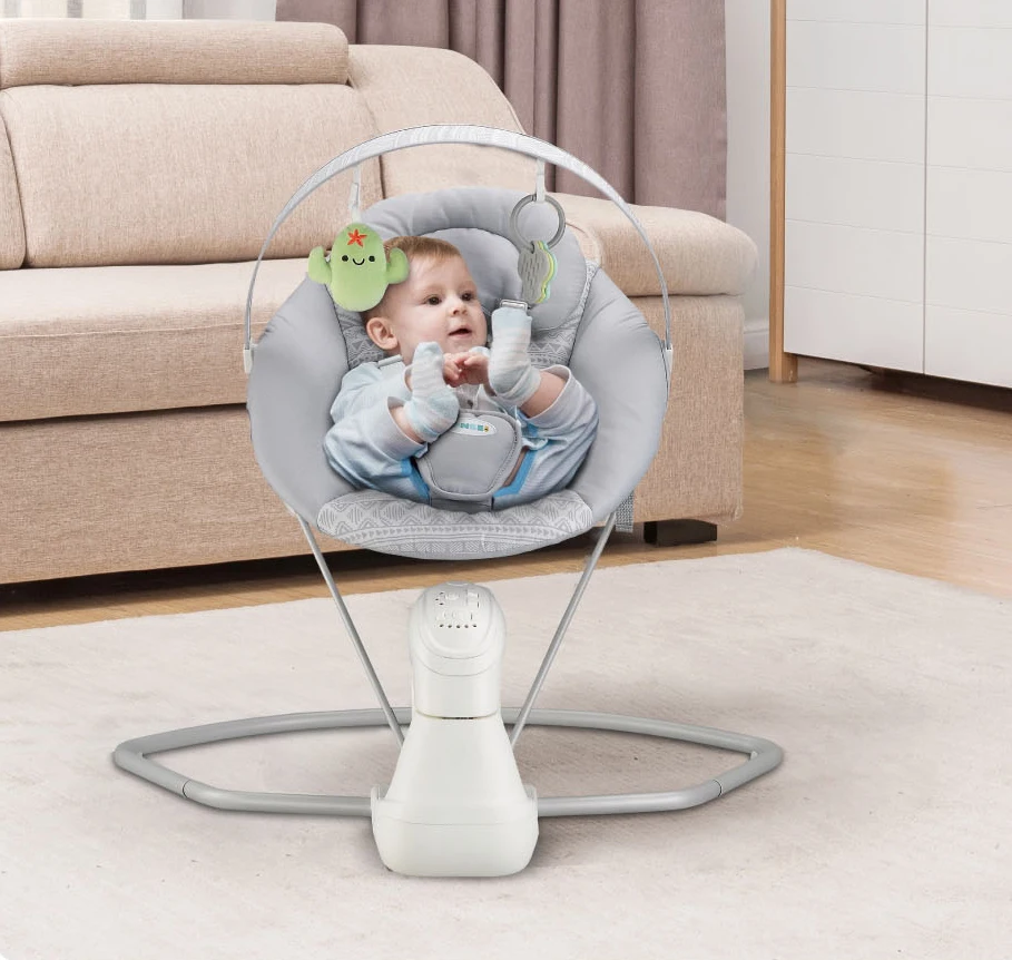 
Manufacturer compact and easy operation electric baby swing bouncer chair 