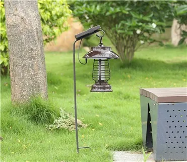 Rechargeable Outdoor Bug Zapper with Lighting Solar Mosquito Killer UV Lamp USB Bug Zapper