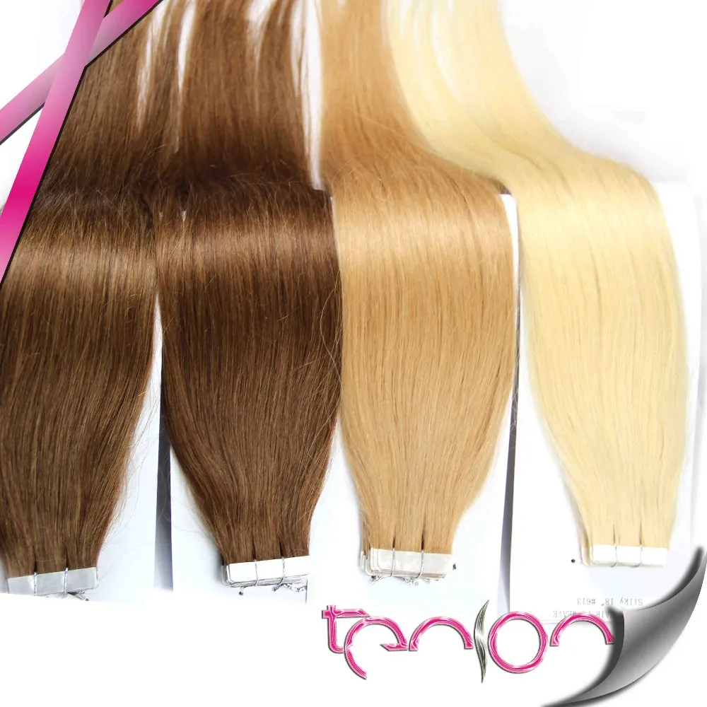 human hair extension dropship,tape hair extension weave,tape in hair extensions  free shipping