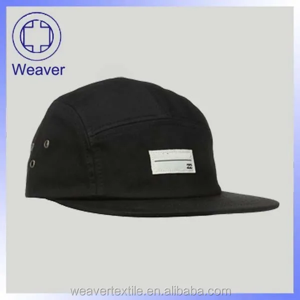 
100 Cotton Fabric Twill Flat 5-panel Adjustable Yupoong Snapback Cap Trucker Cap 