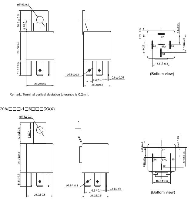 High Quality 24V 4P Auto Relay For 85920-1820 056700-9032