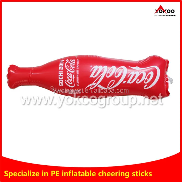 
inflatable Cheering Stick custom beer bottle shape cheering stick 