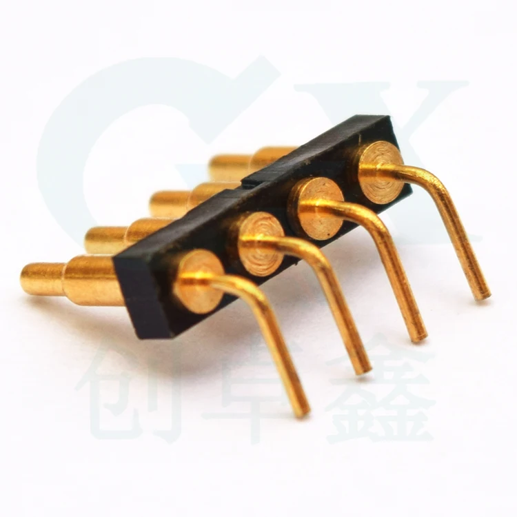  4pin Пружинные под прямым углом изгиба пружинный контакт контакты SMT/SMD