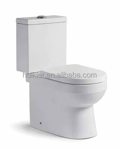 Ceramic separate two piece sitting wc toilet