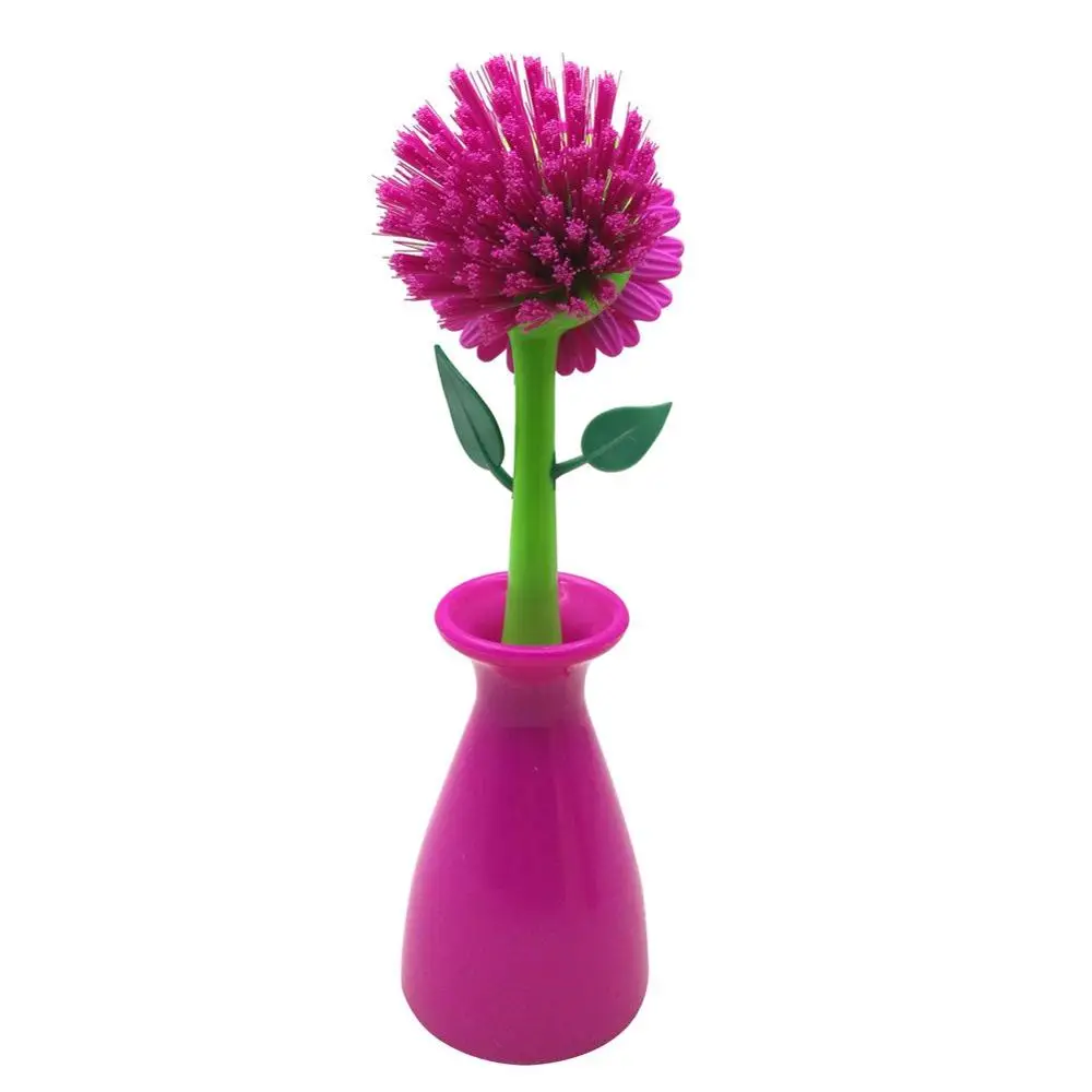 Greenwell Flower Design Kitchen Cleaning Brush Dish Brush