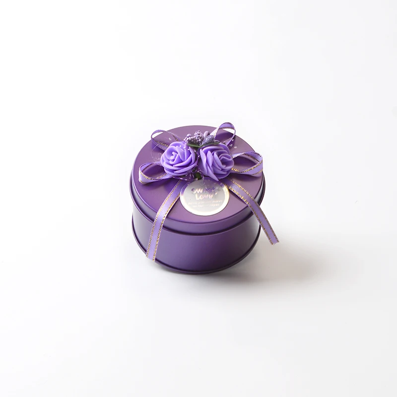 Hot Selling Small Souvenirs Candy Box Return Gift Souvenirs Favor Tin Box for Wedding Guests