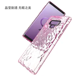 3d air cushion bag diamond pattern tpu case for samsung galaxy S8 S9 S10 PLUS LITE grain shockproof phone case cover