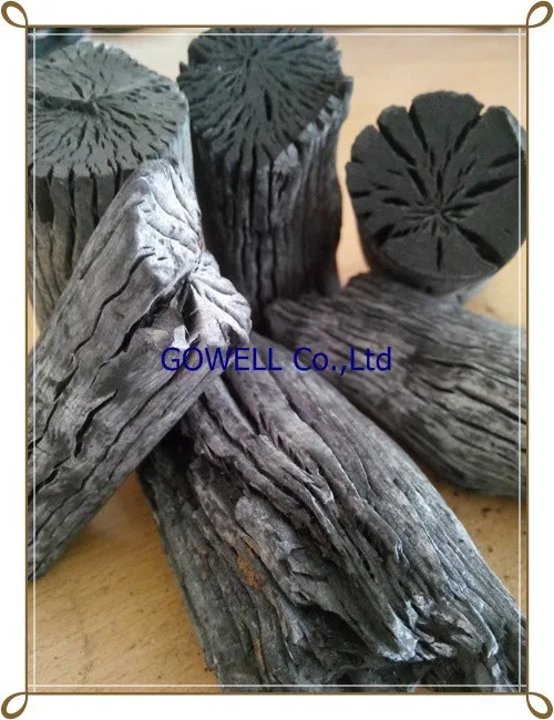 Black, White Charcoal from 100% natural hardwood charcoal
