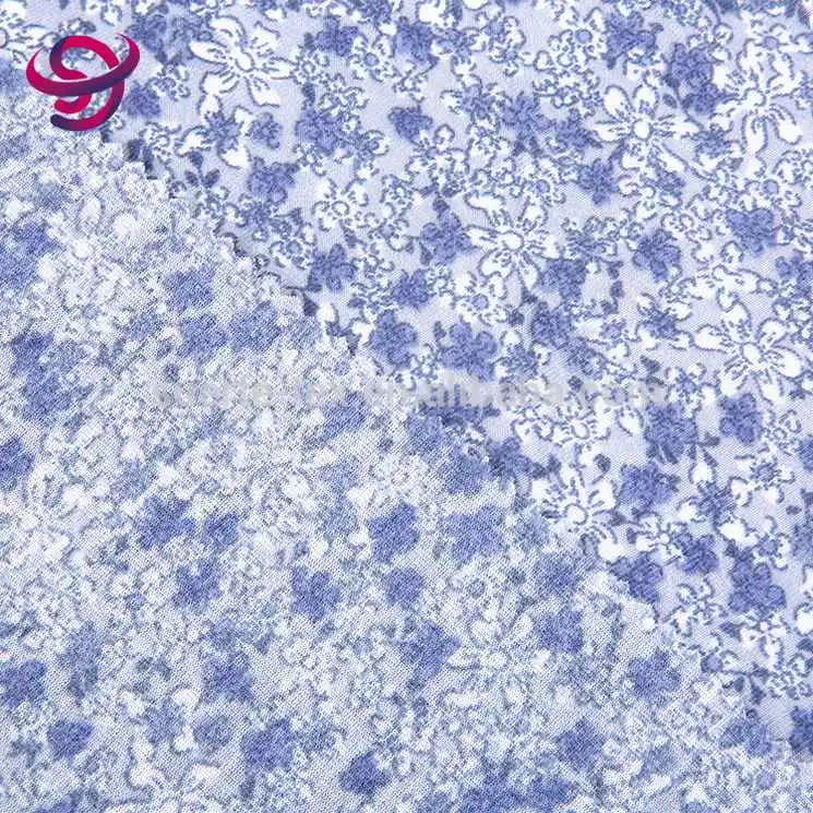 Factories price indonesia printed 100% combed cotton jersey knit fabric