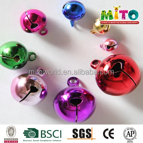 Christmas decoration bulk aluminum jingle bell