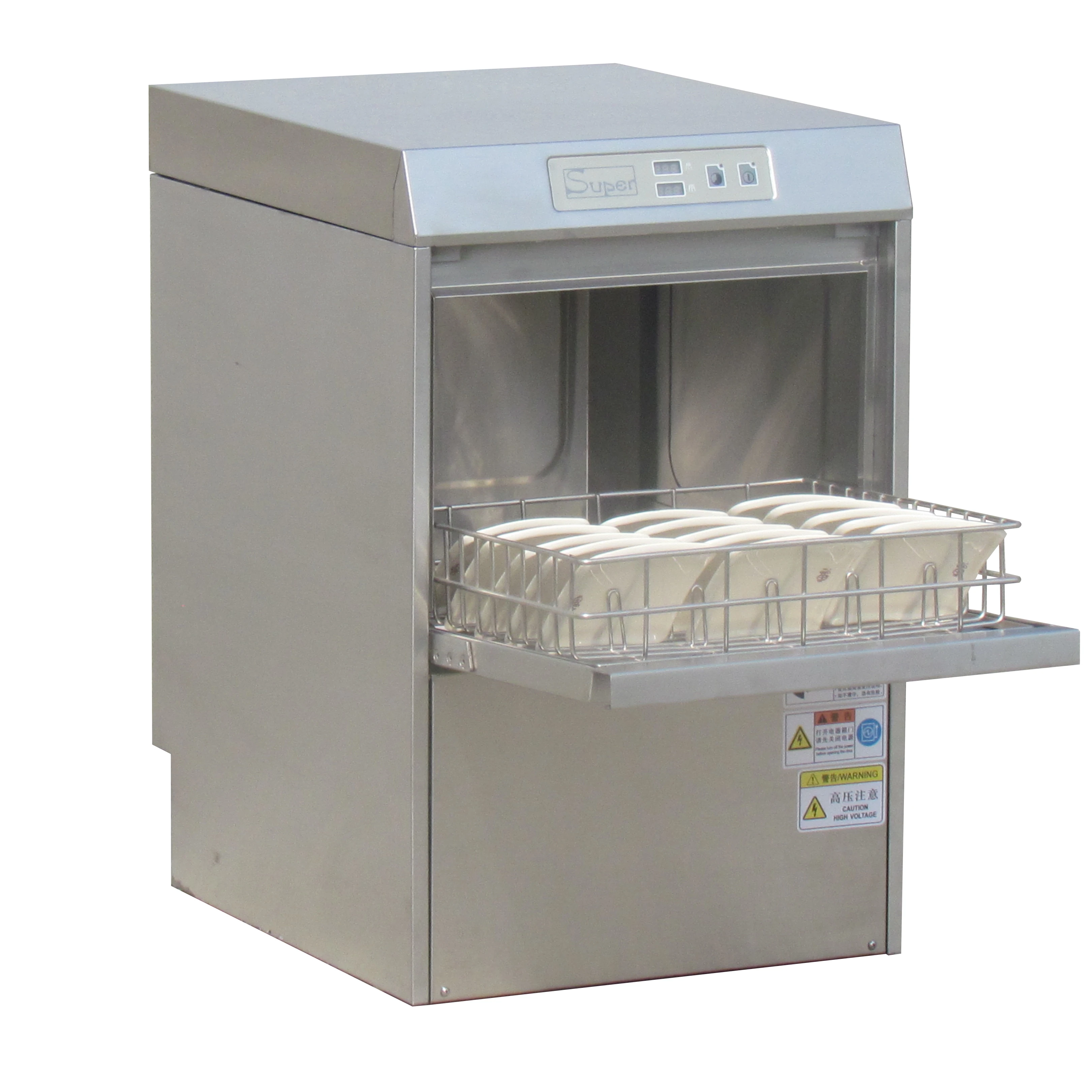 Electric industrial dishwasher  restaurant
