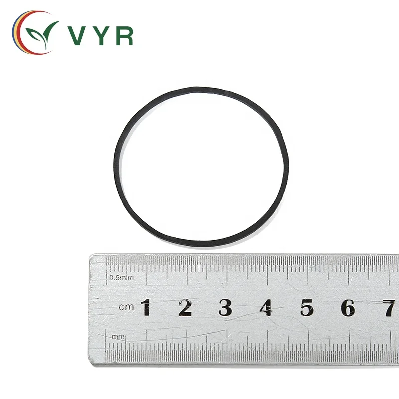 Экологичная натуральная черная резиновая лента диаметром 1,5 дюйма