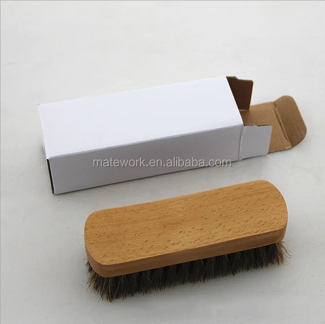 
High Quality wooden horse hair shoe polish brush,brush clothing 
