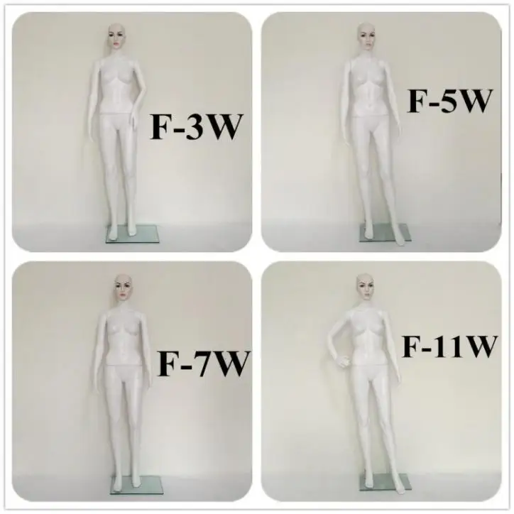 Wholesale High Quality Cheap Fashion White Female Realistic Make-up Manikin PP Mannequin