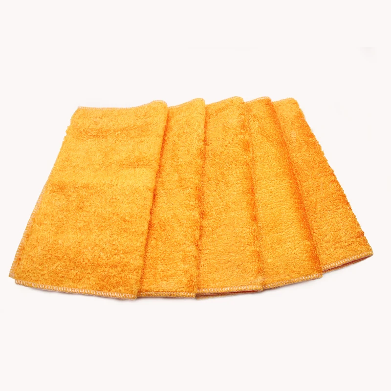 5% Discount High Quality Bamboo Fibre Kitchen Cleaning Dish Cloth Duster Cloth