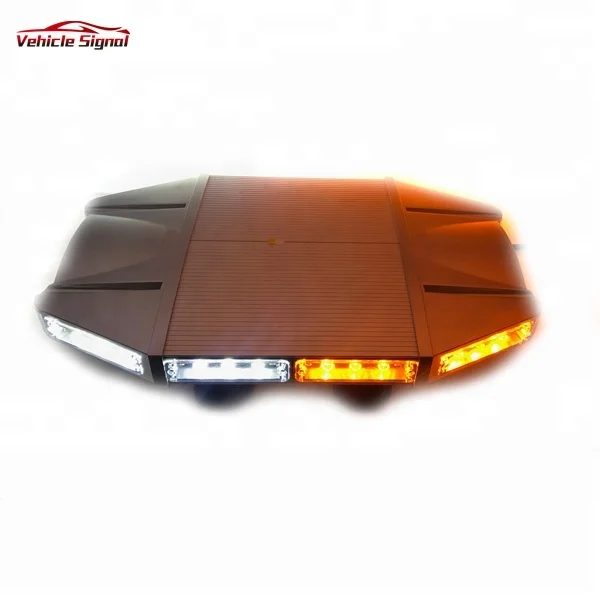 
2019 Low Profile Strobe Mini bar Lights High quality Car Roof mounts magnetic Amber Led Mini Lightbar for Tow truck 