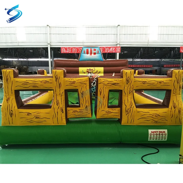 Good Price Customized shape inflatable Bullfighting Sport Games Mat Mechanical Rodeo Bull for Sale