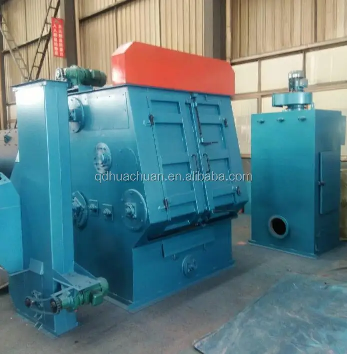 Large Capacity Small Casting Cleaning Tumblast Q3210 Shot Blasting Machine Factory